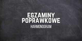 EGZAMINY POPRAWKOWE 