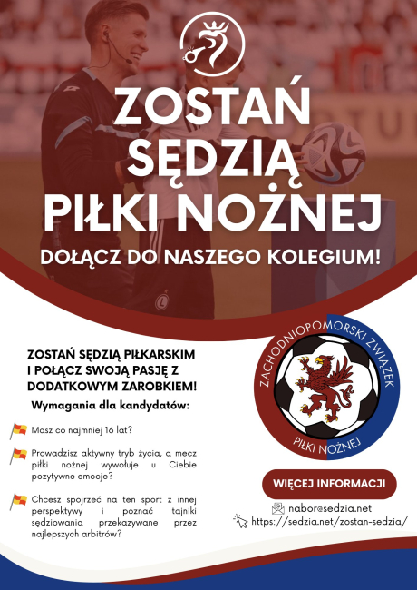 ZOSTAŃ SĘDZIĄ PIŁKI NOŻNEJ 