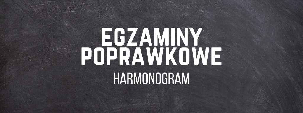 EGZAMINY POPRAWKOWE