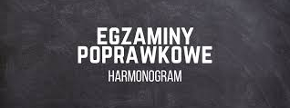 EGZAMINY POPRAWKOWE 